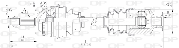 DRS606700 Open Parts
