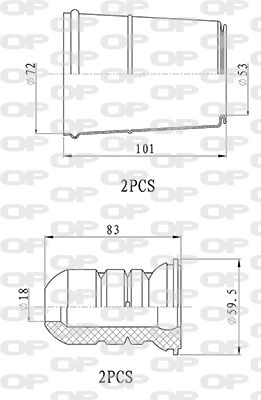 DCK507404 Open Parts