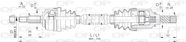 DRS640000 Open Parts