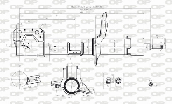 SAB823831 Open Parts