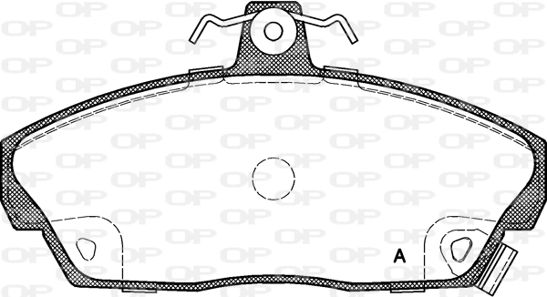 Sapatas do freio dianteiras de disco para Land Rover Freelander L314