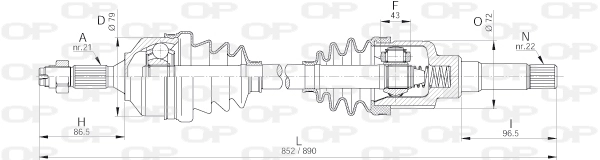 DRS636600 Open Parts