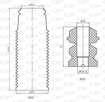 DCK502804 Open Parts
