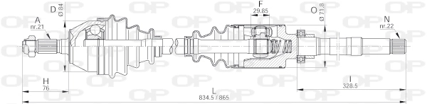 DRS600500 Open Parts