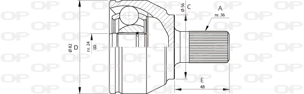 CVJ569810 Open Parts