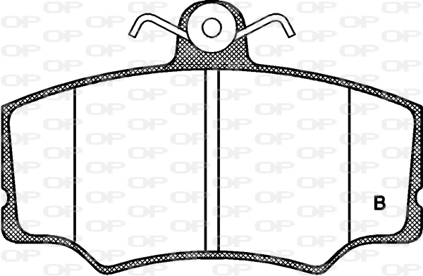 Sapatas do freio dianteiras de disco para Alfa Romeo 33  907A