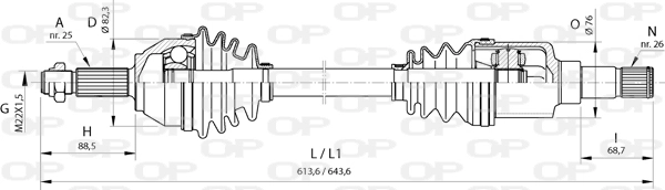 DRS637400 Open Parts