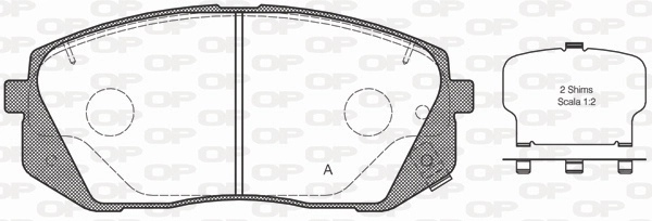 Sapatas do freio dianteiras de disco Hyundai Sonata VII LF ao melhor preço