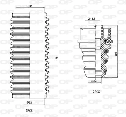 DCK504504 Open Parts