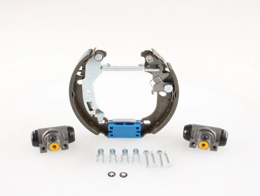E170209 Peugeot/Citroen Sapatas do freio traseiras de tambor, montadas com cilindros, kit