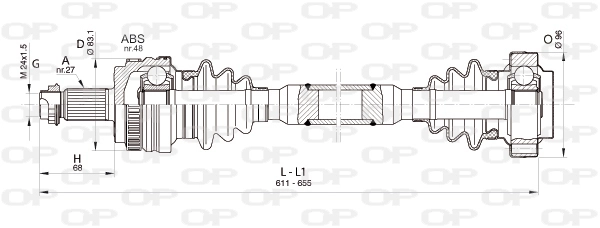 DRS636000 Open Parts