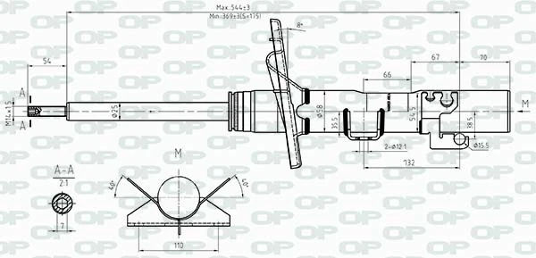 7219G Magneti Marelli Amortecedor dianteiro