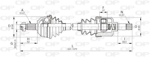 DRS605000 Open Parts