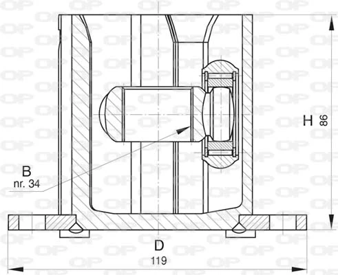 CVJ581720 Open Parts