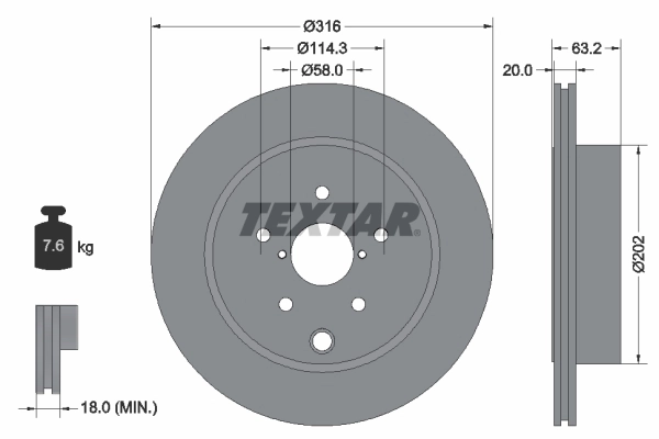 Compre 26700FG010 Subaru Disco do freio traseiro