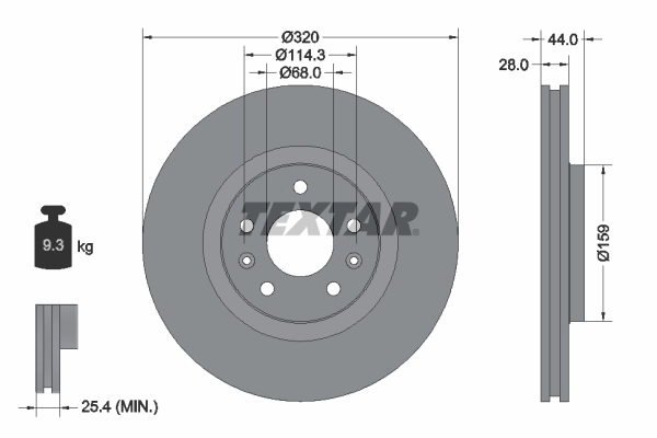 Disco do freio dianteiro Renault Scenic IV R9 ao melhor preço