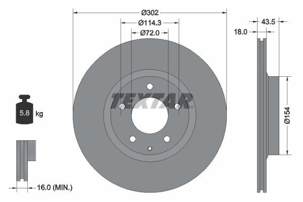 Disco do freio traseiro Mazda RX-8  SE ao melhor preço