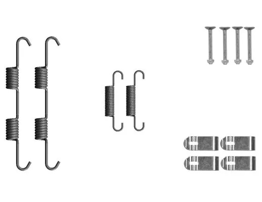 Kit de montagem das sapatas traseiras de tambor para KIA Sorento UM