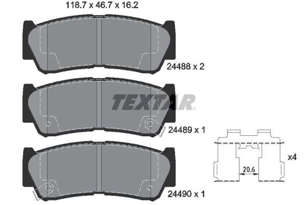 2448801 Textar