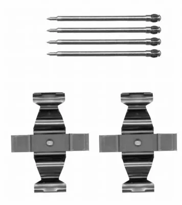  Kit de reparação dos freios dianteiros Mercedes E sedan (W211) (2002 - 2008) 
