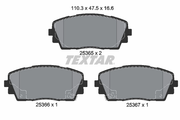 2536501 Textar
