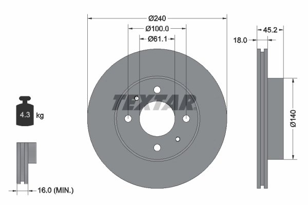  para Nissan Sunny III (N14)