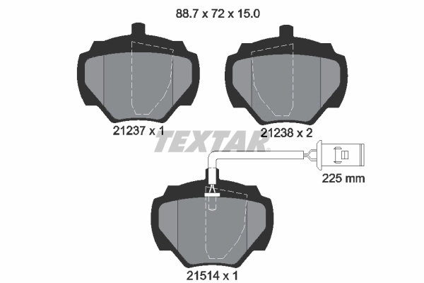 Sapatas do freio traseiras de disco para Land Rover Discovery LJ ,LT