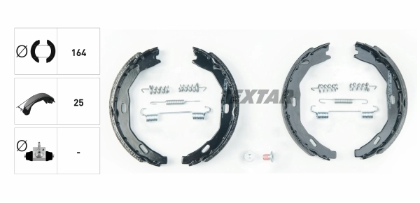 Sapatas do freio de estacionamento para Mercedes C W204