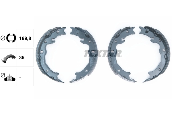 Sapatas do freio de estacionamento Subaru XV I SUV (GP) (2012 - 2017) I