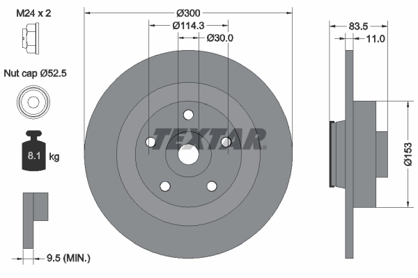  para Renault Laguna III (BT0, BT1)