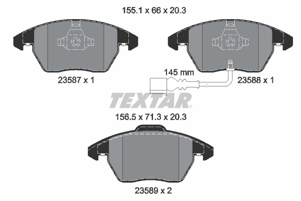  para Volkswagen Touran I (1T1, 1T2)