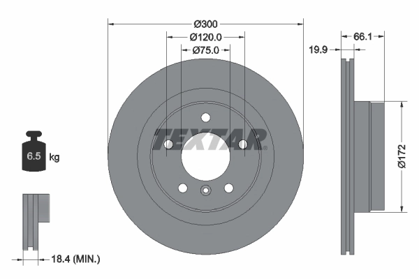 Disco do freio traseiro BMW 1  E81 ao melhor preço