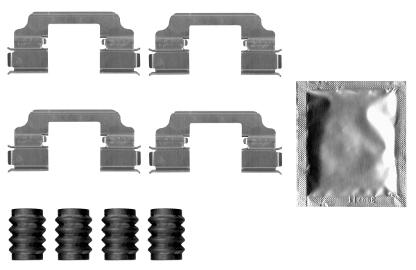 Kit de molas de fixação de sapatas de disco traseiras BMW 5  G31 ao melhor preço