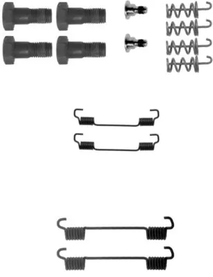  Kit de reparação do freio de estacionamento Mercedes S sedan (W140) (1991 - 1998) 
