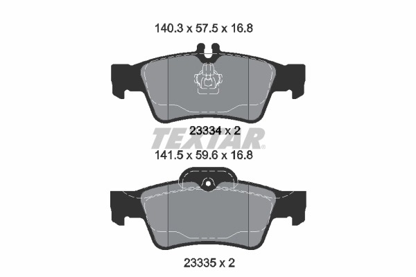 Sapatas do freio traseiras de disco Mercedes E  W211 ao melhor preço