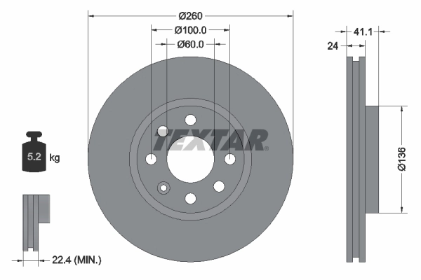 Disco do freio dianteiro Mazda 323 II  ao melhor preço
