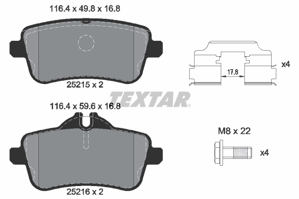  para Mercedes GL  (X166)