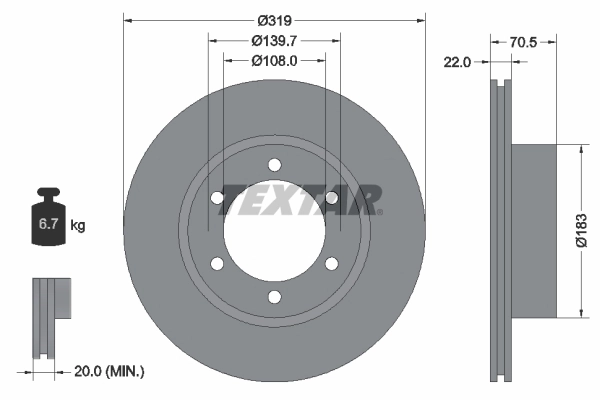 para Toyota Land Cruiser (J8)
