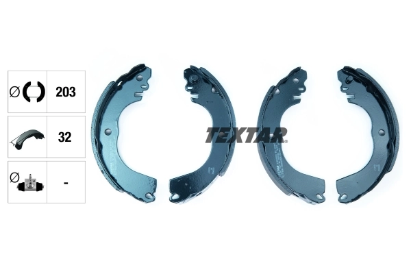  Sapatas do freio traseiras de tambor Mitsubishi Space Star MIRAGE hatchback (A0) (2012 - 2014) MIRAGE