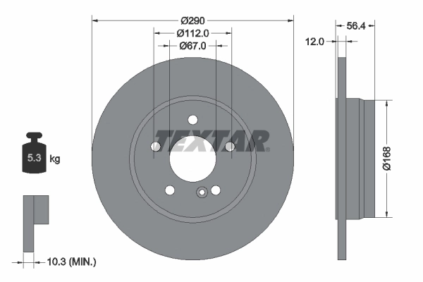 Disco do freio traseiro Fiat Fiorino 146 Uno ao melhor preço