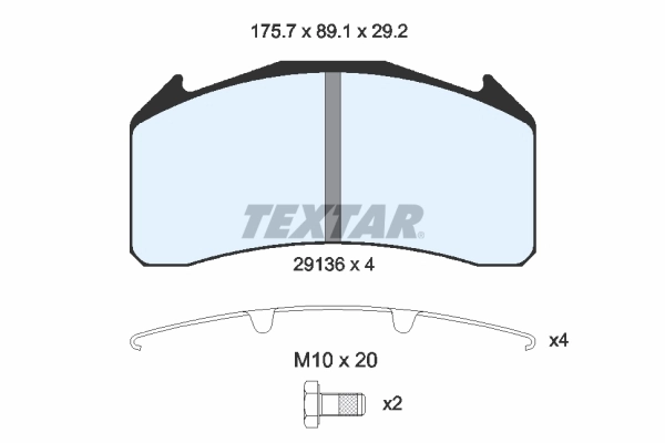 Sapatas do freio traseiras de disco Volvo 3093531 preço, a partir de 101,98 USD