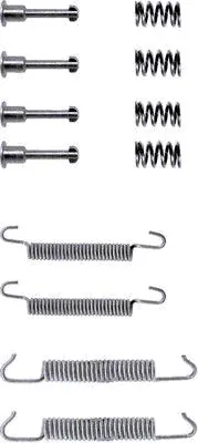 Kit de montagem das sapatas traseiras de tambor para BMW 5 E39