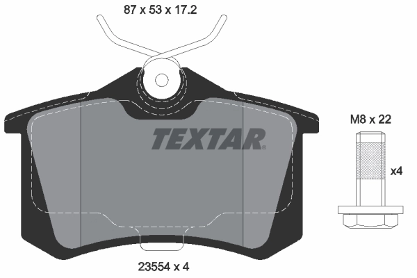  para Audi A4  (8E2)