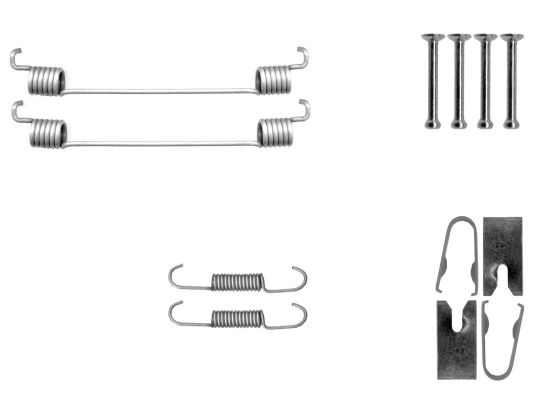 Compre Kit de montagem das sapatas traseiras de tambor Volkswagen Polo 6