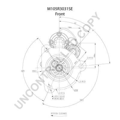 M105R3031SE Prestolite Motor de arranco