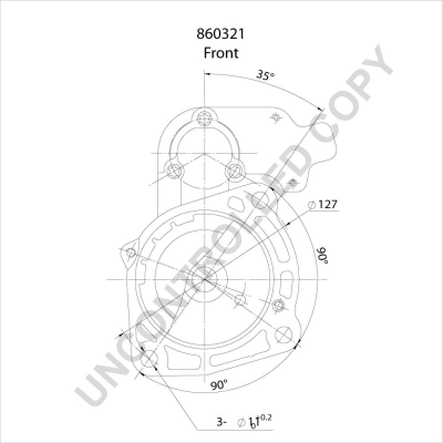 Motor de arranco Prestolite 860321 preço, a partir de 374,40 USD