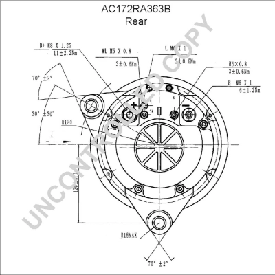 AC172RA363B Prestolite Gerador