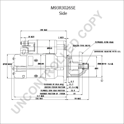 Compre M93R3026SE Prestolite Motor de arranco
