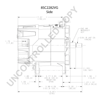 Gerador 8SC2282V Prestolite