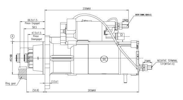 Compre M90R3547SE Prestolite Motor de arranco